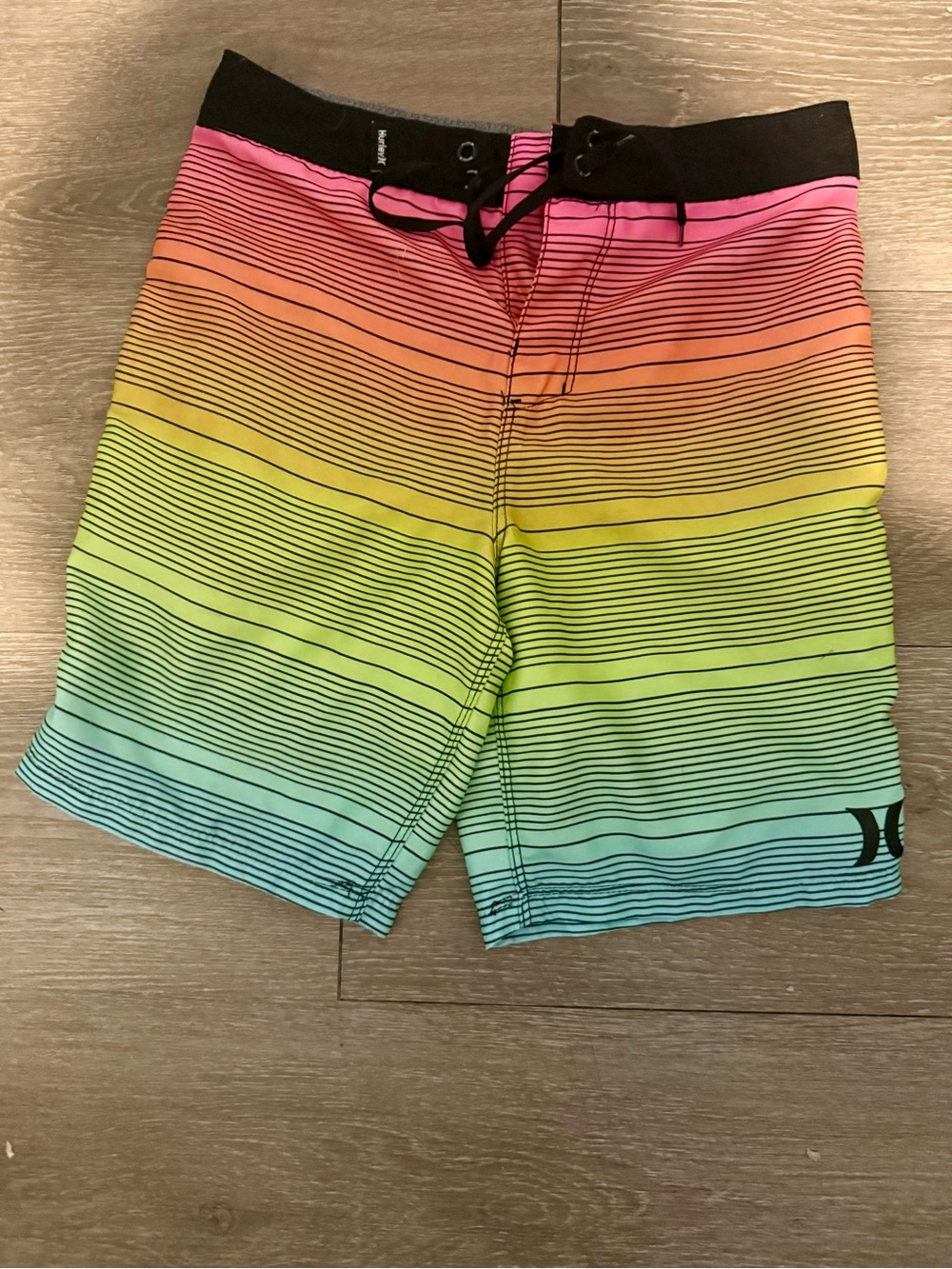 Hurley multi color boys swim-trunks.
